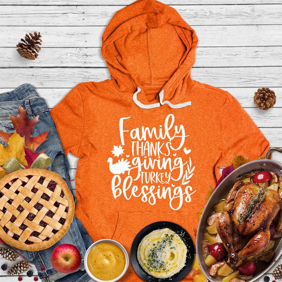 Family Thanksgiving Turkey Blessings Hoodie - Brooke & Belle