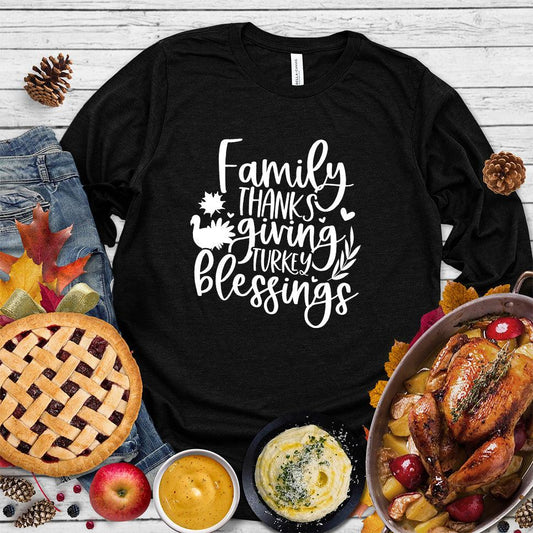 Family Thanksgiving Turkey Blessings Long Sleeves - Brooke & Belle