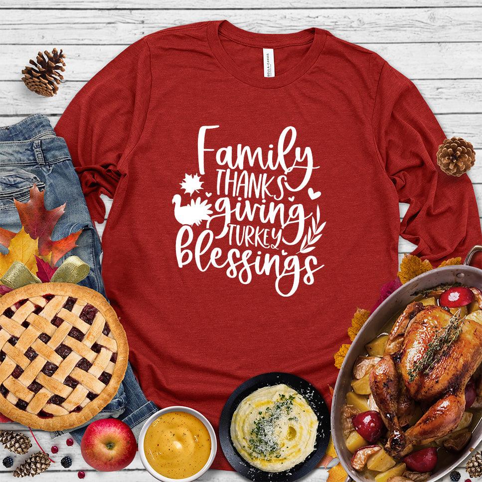 Family Thanksgiving Turkey Blessings Long Sleeves - Brooke & Belle