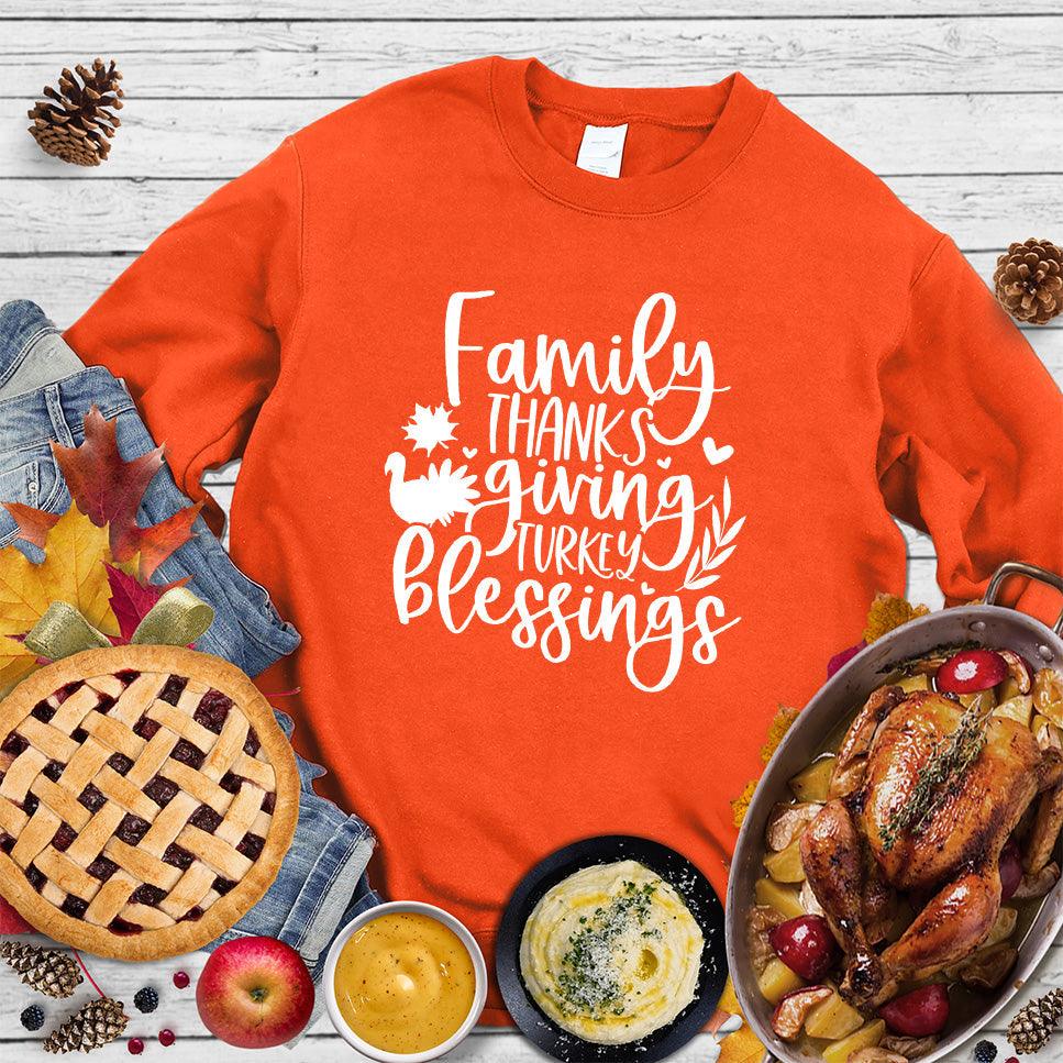 Family Thanksgiving Turkey Blessings Sweatshirt - Brooke & Belle