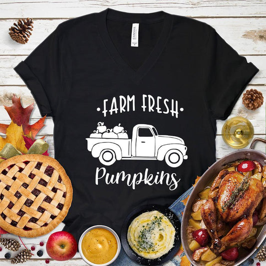 Farm Fresh Pumpkins V-Neck - Brooke & Belle