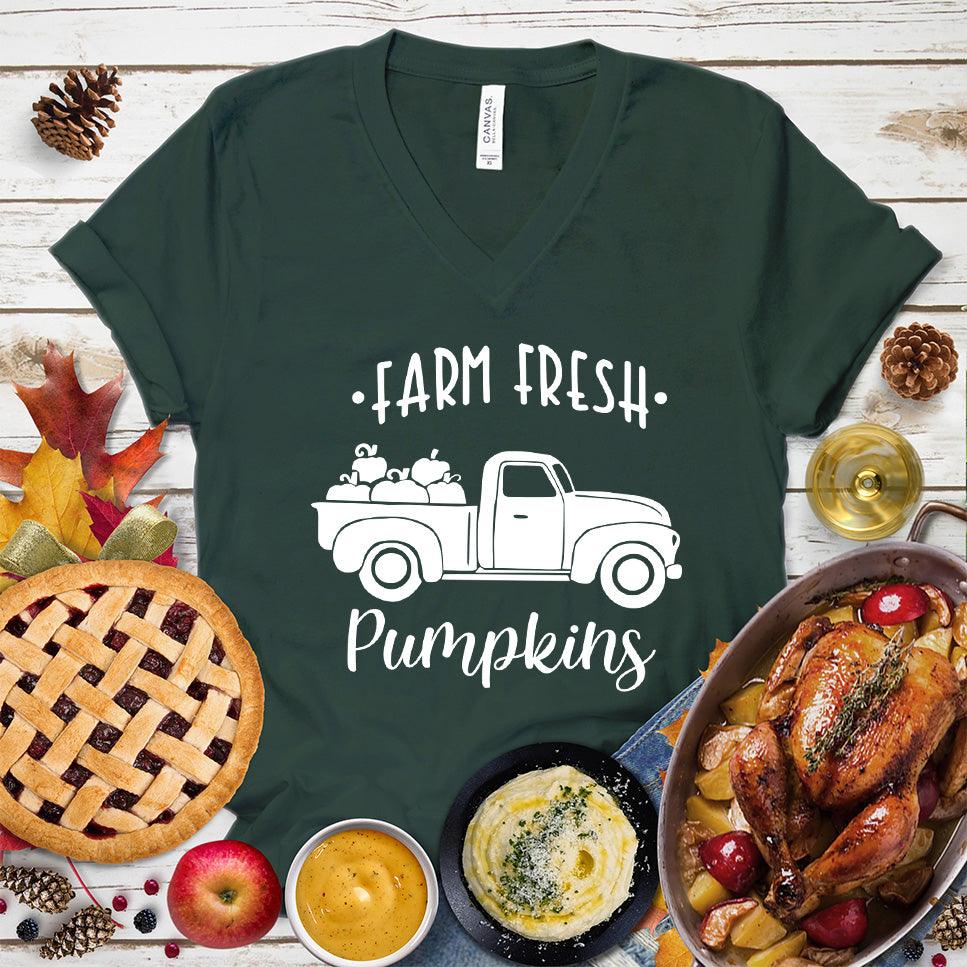 Farm Fresh Pumpkins V-Neck - Brooke & Belle