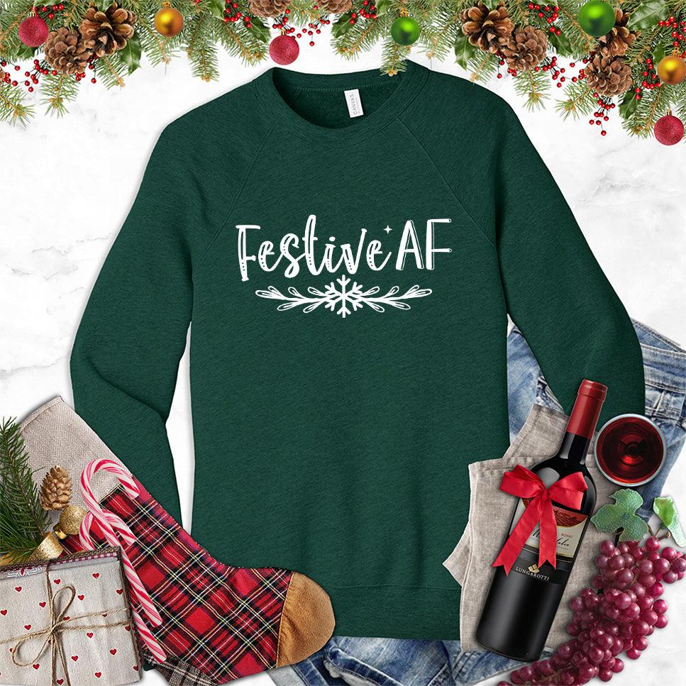 Festive AF Sweatshirt - Brooke & Belle