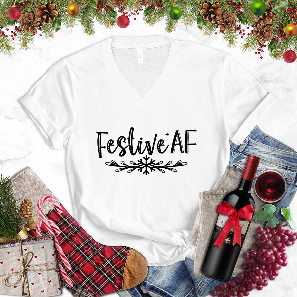 Festive AF V-Neck - Brooke & Belle