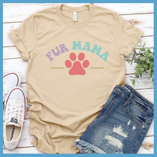Fur Mama Colored Print T-Shirt - Brooke & Belle