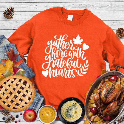Gather Here With Grateful Hearts Version 2 Sweatshirt - Brooke & Belle