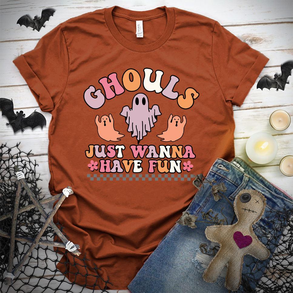 Ghouls Just Wanna Have Fun Colored Edition T-Shirt - Brooke & Belle