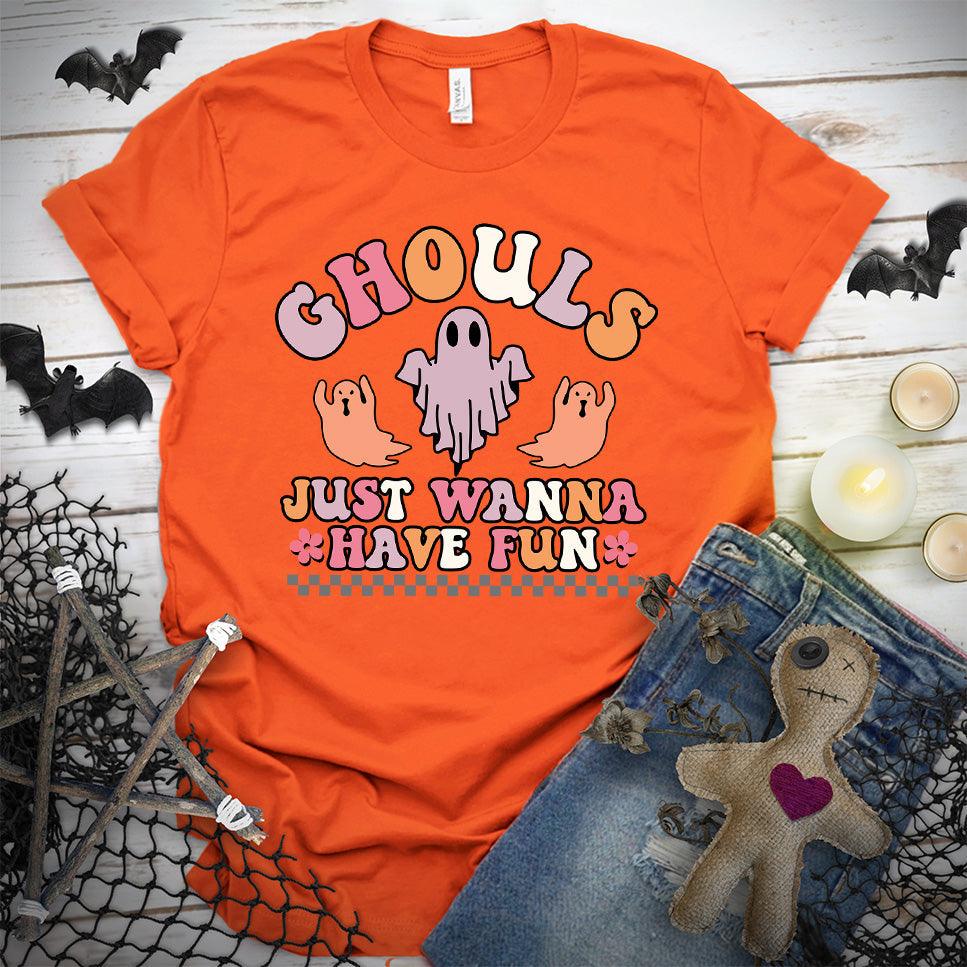 Ghouls Just Wanna Have Fun Colored Edition T-Shirt - Brooke & Belle