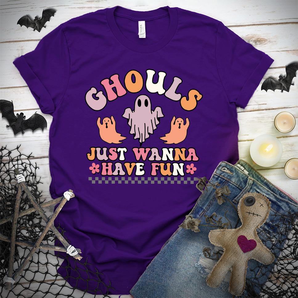 Ghouls Just Wanna Have Fun Colored Edition T-Shirt - Brooke & Belle