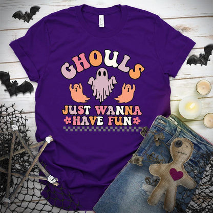 Ghouls Just Wanna Have Fun Colored Edition T-Shirt - Brooke & Belle