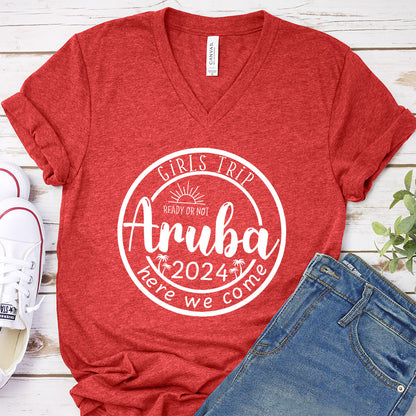 Girls Trip Aruba 2024 V-neck