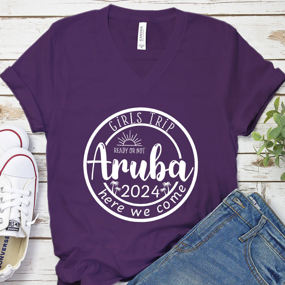 Girls Trip Aruba 2024 V-neck