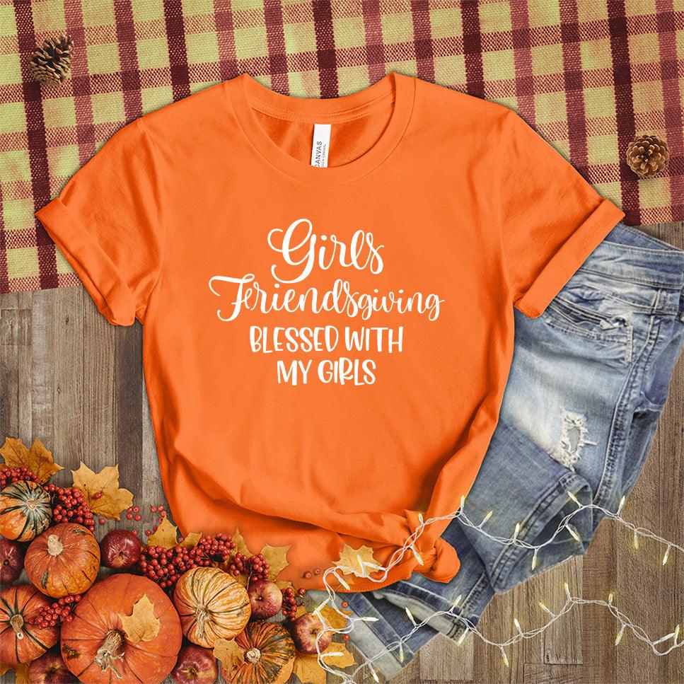 Girls Friendsgiving Blessed With My Girls T-Shirt - Brooke & Belle