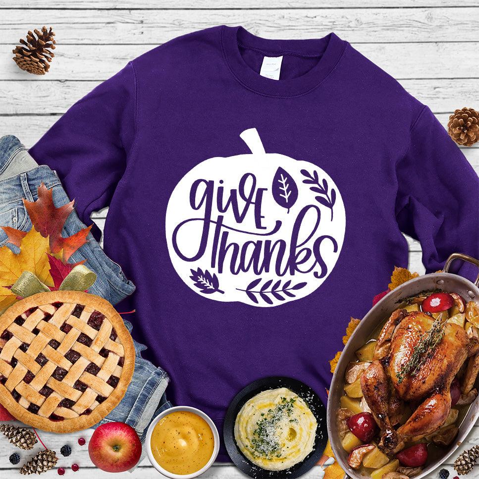 Give Thanks Version 3 Sweatshirt - Brooke & Belle