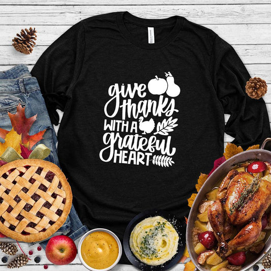 Give Thanks With A Grateful Heart Long Sleeves - Brooke & Belle