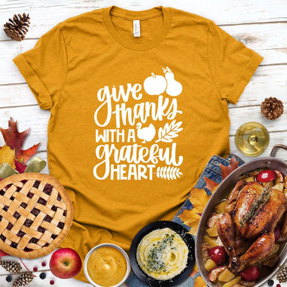 Give Thanks With A Grateful Heart T-Shirt - Brooke & Belle