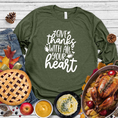 Give Thanks With All Your Heart Long Sleeves - Brooke & Belle
