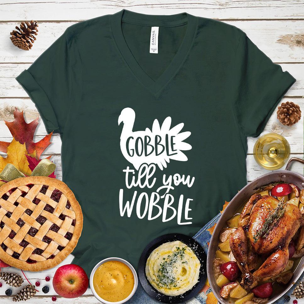 Gobble Till You Wobble V-Neck - Brooke & Belle