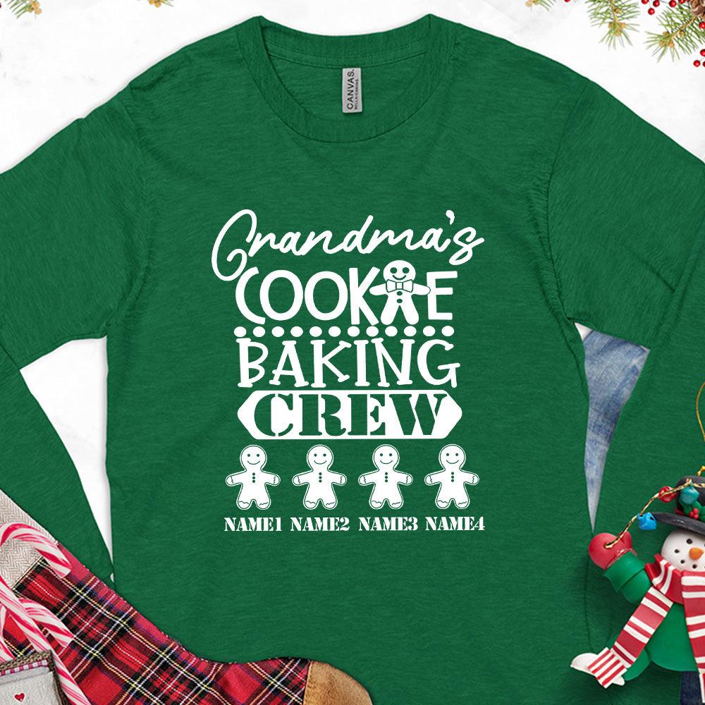 Grandma's Cookie Baking Crew Version 1 Personalized Long Sleeves - Brooke & Belle