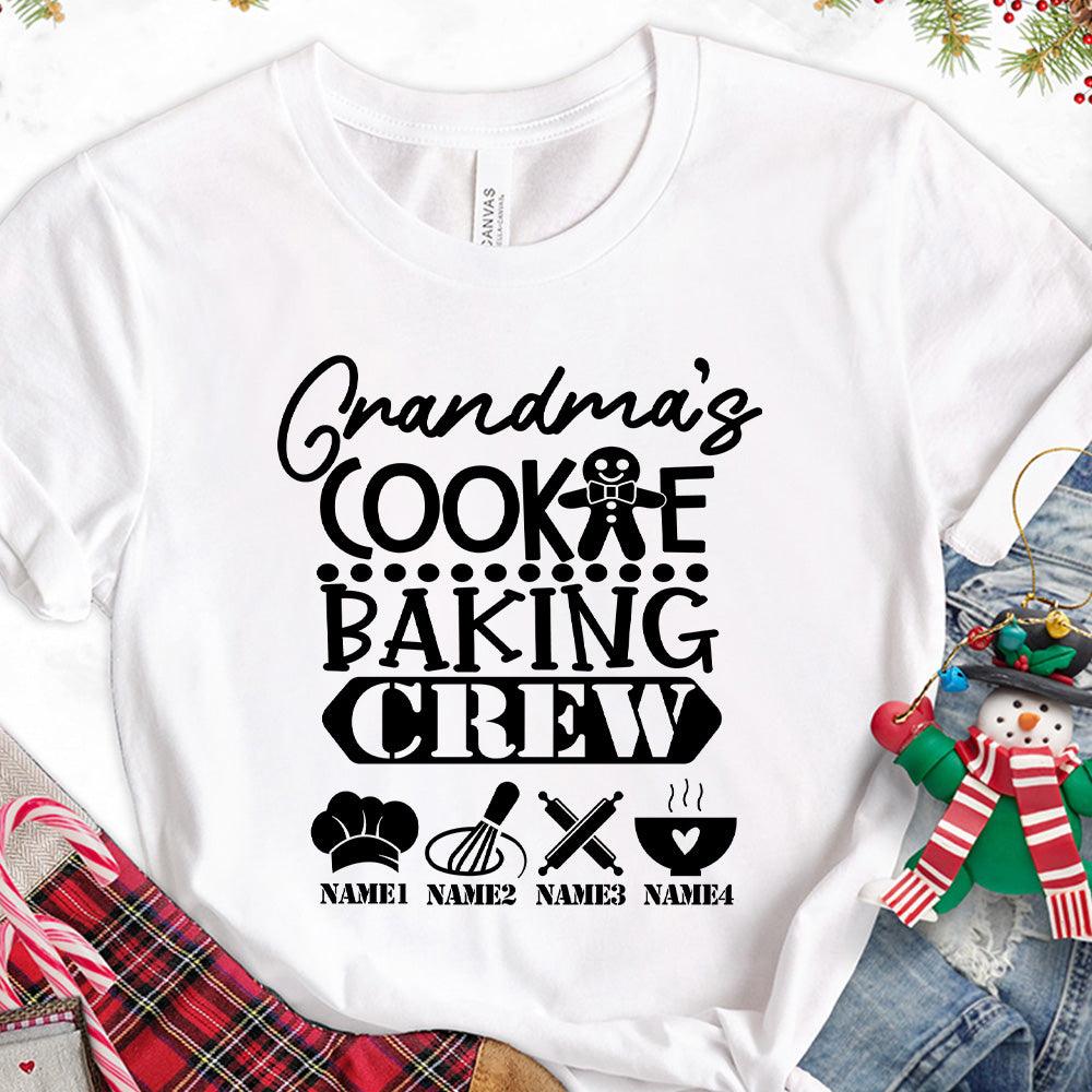 Grandma's Cookie Baking Crew Version 2 Personalized T-Shirt - Brooke & Belle