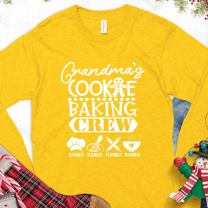 Grandma's Cookie Baking Crew Version 2 Personalized Long Sleeves - Brooke & Belle