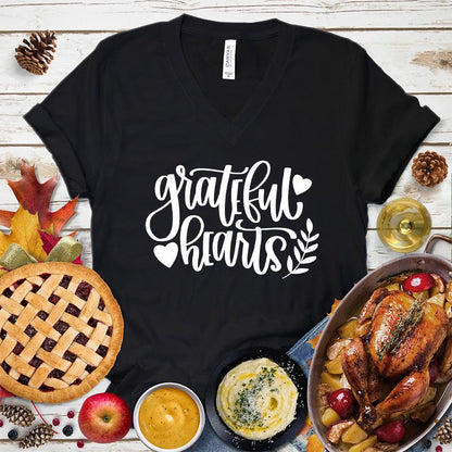 Grateful Hearts V-Neck - Brooke & Belle