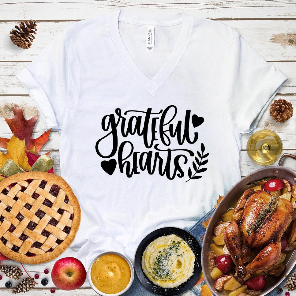 Grateful Hearts V-Neck - Brooke & Belle