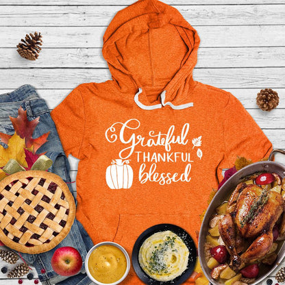 Grateful Thankful Blessed Hoodie - Brooke & Belle