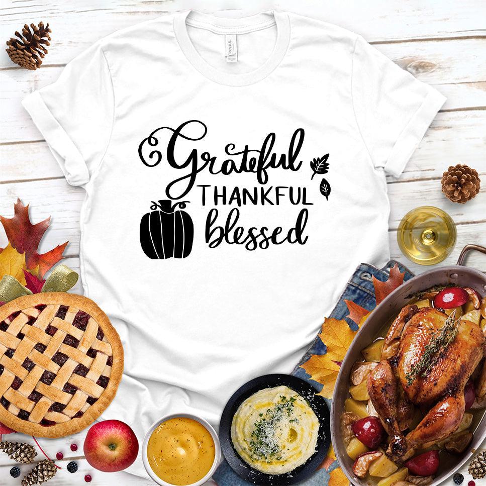 Grateful Thankful Blessed T-Shirt - Brooke & Belle