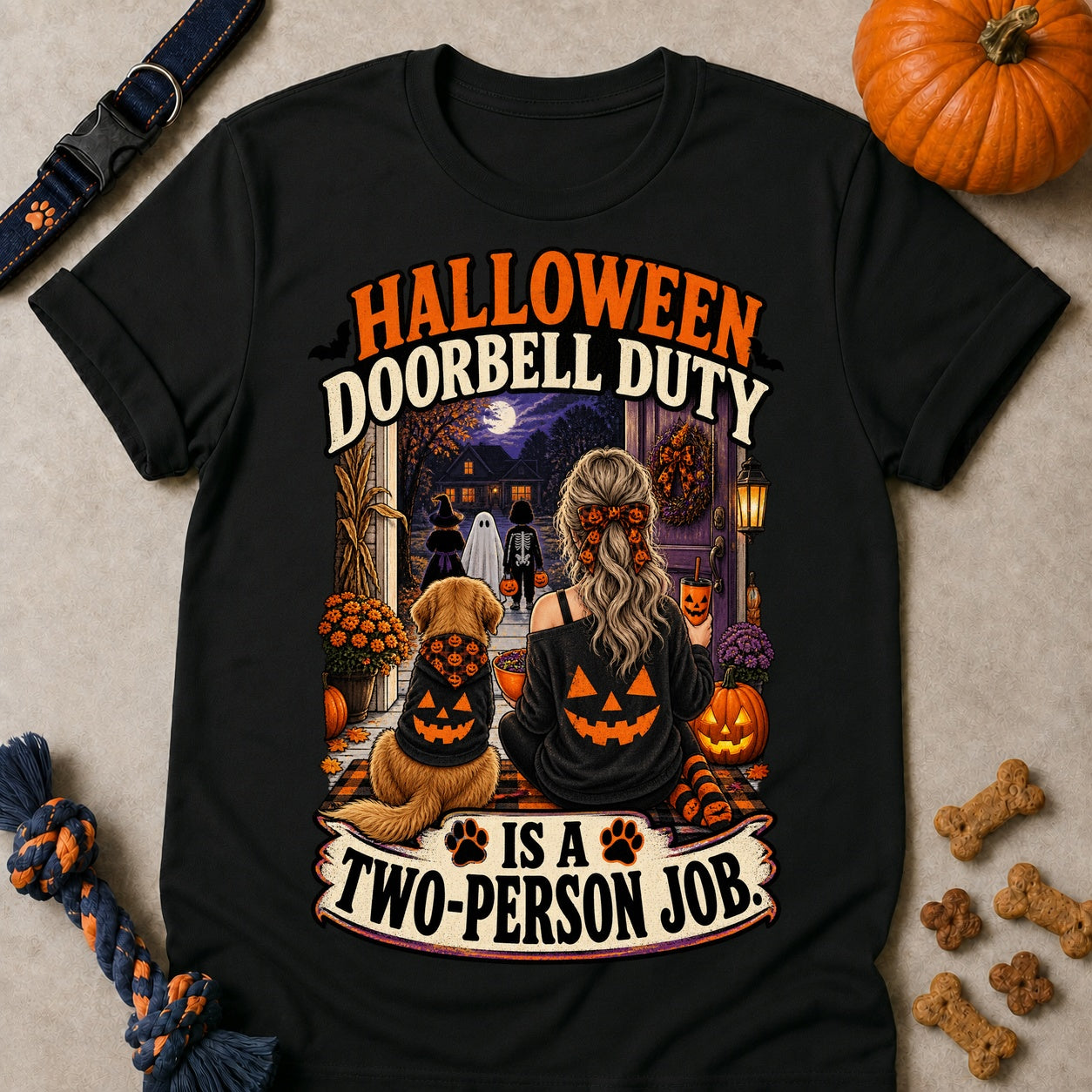 Doorbell Duty T-shirt - Black - Brooke & Belle