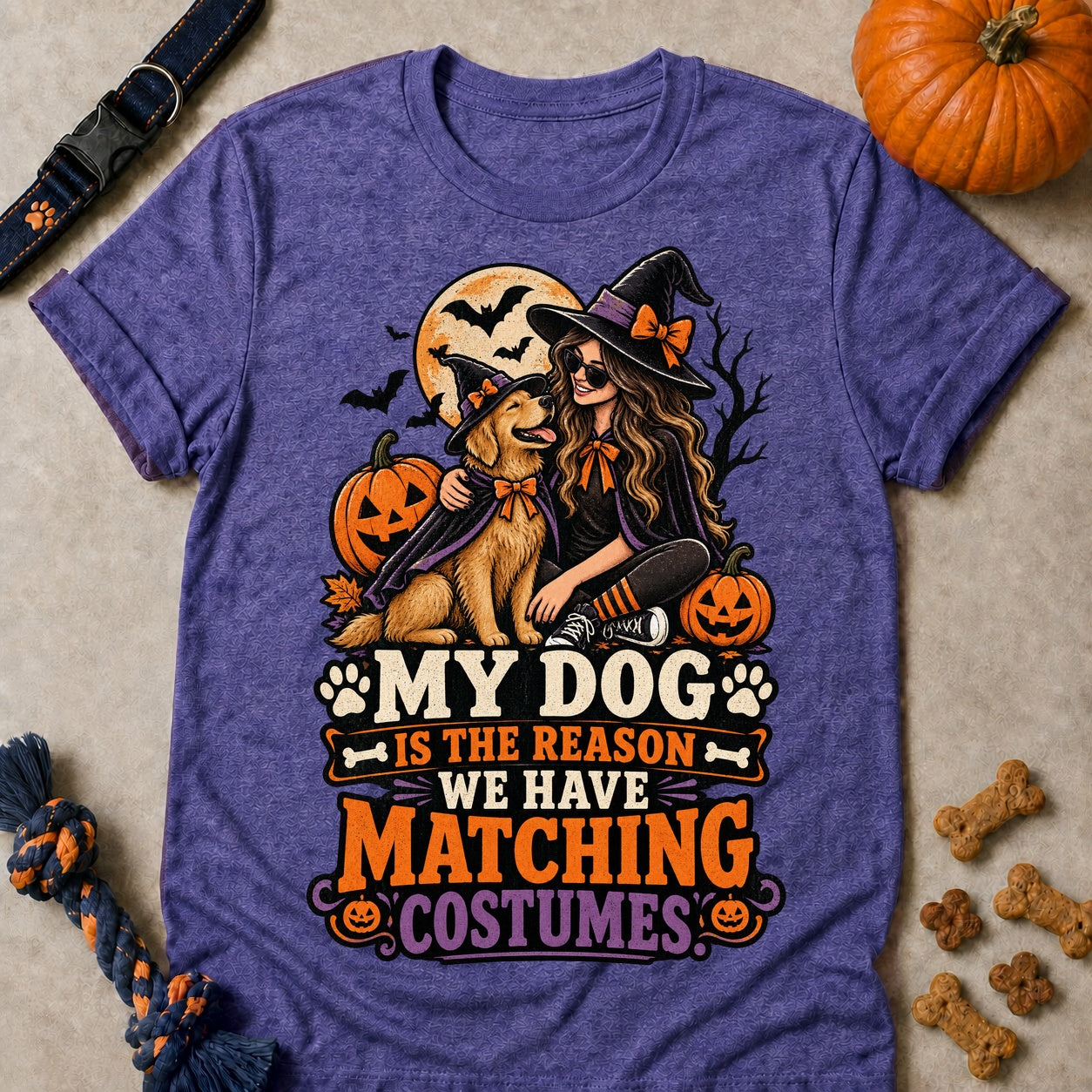 Matching Costumes T-shirt - Heather Purple - Brooke & Belle