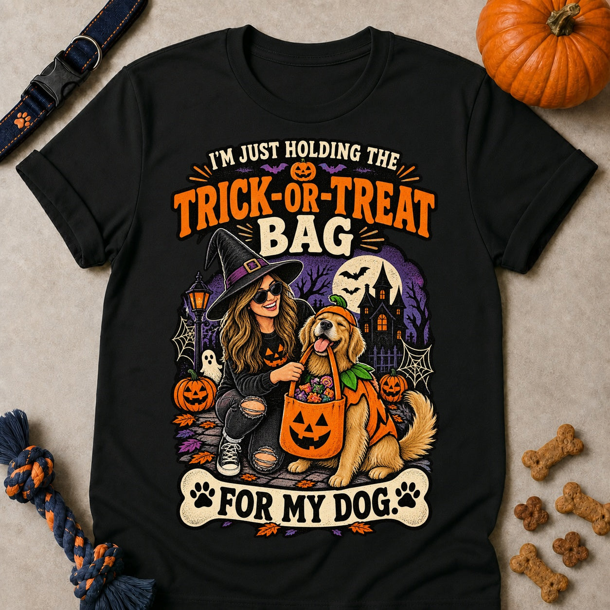 Holding The Bag T-shirt - Black - Brooke & Belle