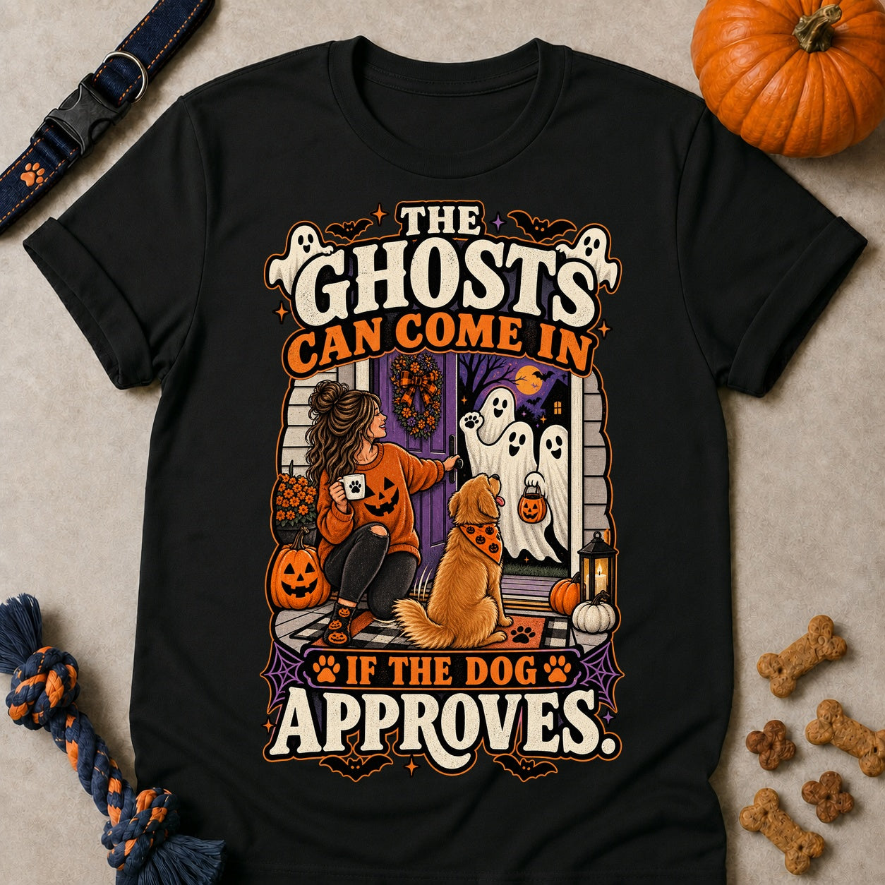 If The Dog Approves T-shirt - Black - Brooke & Belle