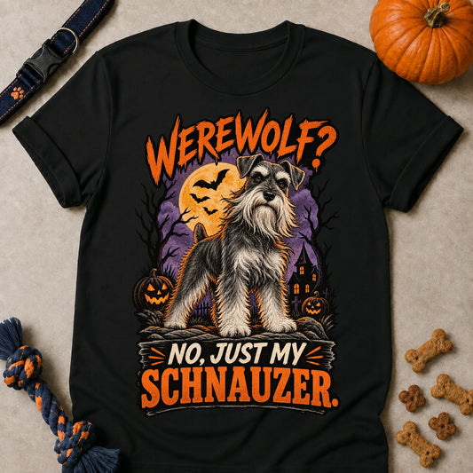 Just My Schnauzer T-shirt - Black - Brooke & Belle