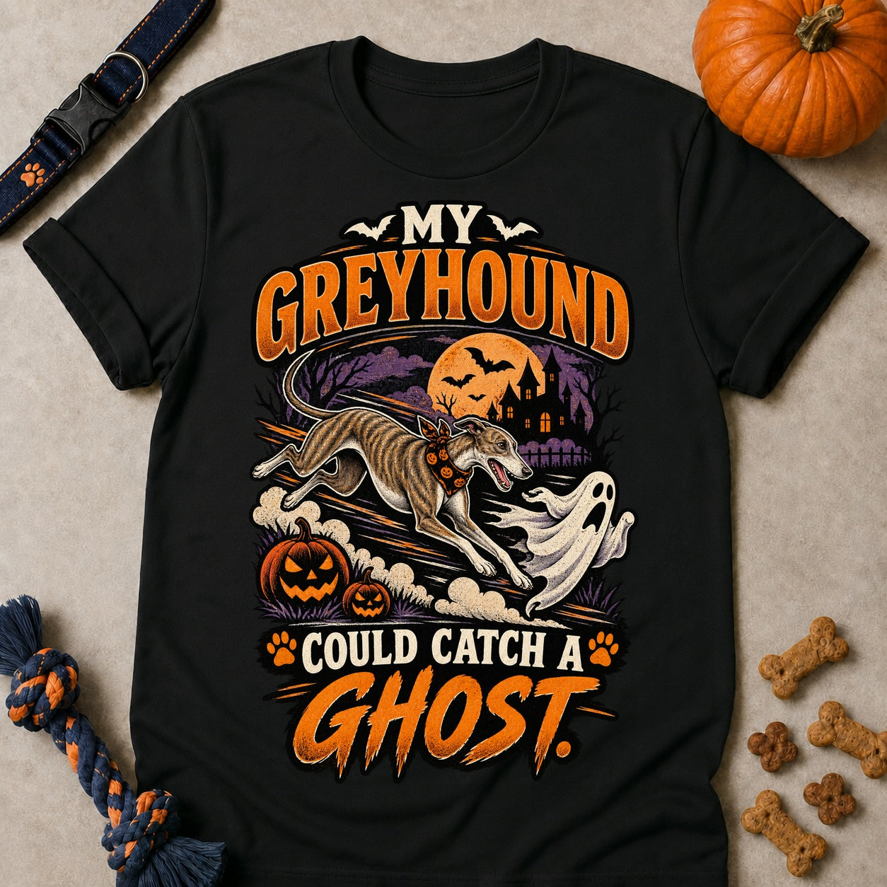 Could Catch A Ghost T-shirt - Black - Brooke & Belle