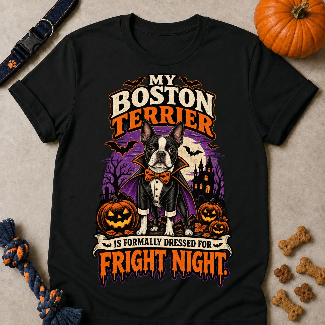 Fright Night Formal T-shirt - Black - Brooke & Belle