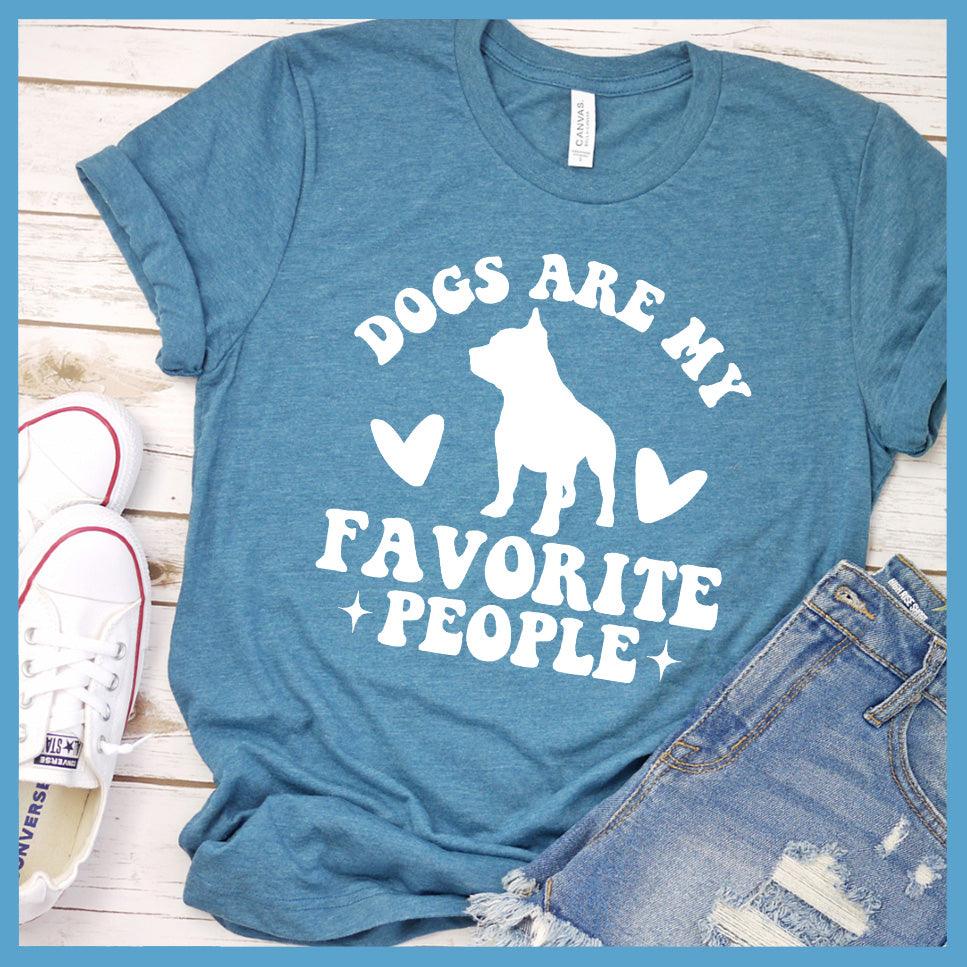 Dogs Are My Favorite People Retro T-Shirt - Brooke & Belle