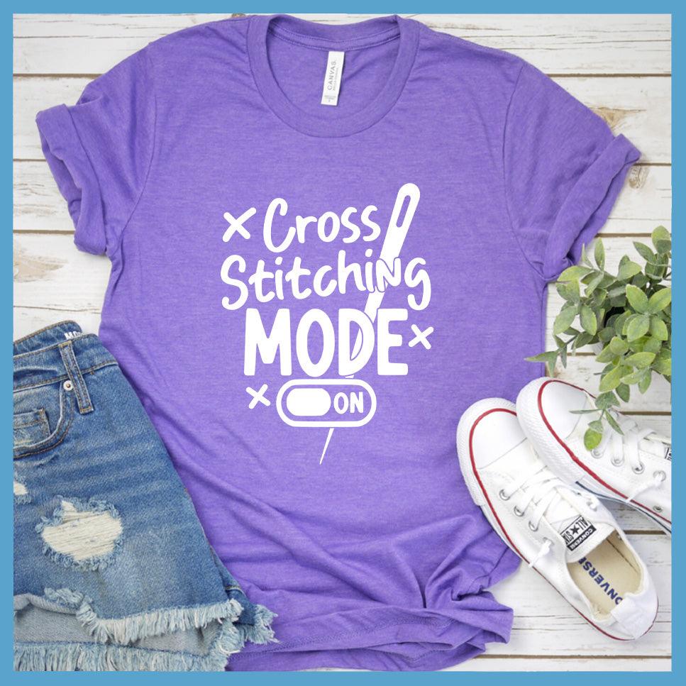 Cross Stitching Mode On T-Shirt