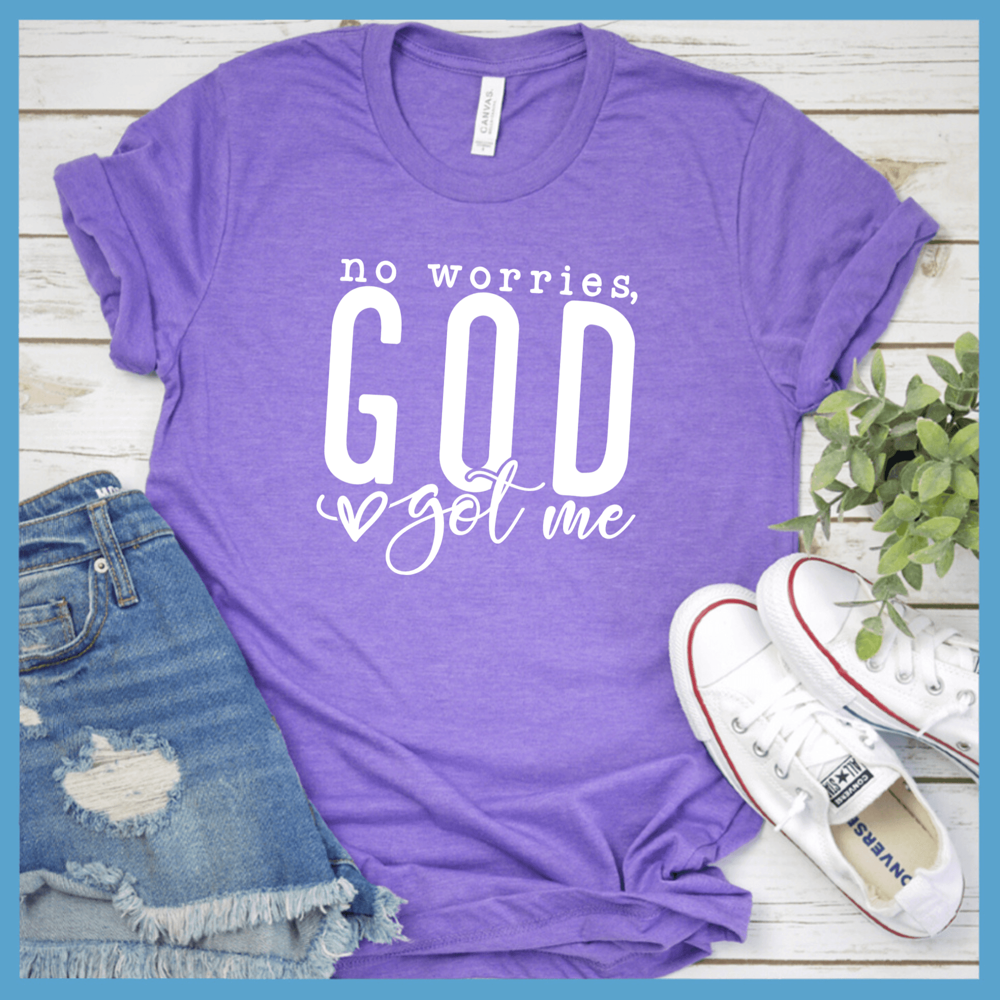 No Worries God Got Me T-Shirt - Brooke & Belle