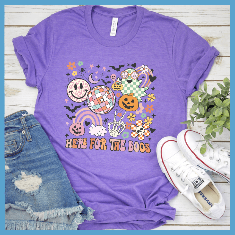 Here For The Boos T-Shirt Colored Edition - Brooke & Belle