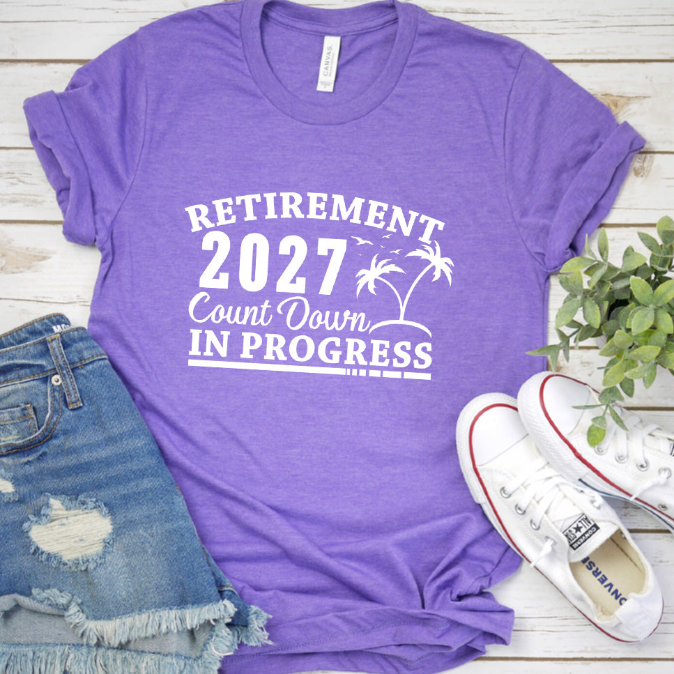 Retirement 2027 Countdown In Progress T-Shirt