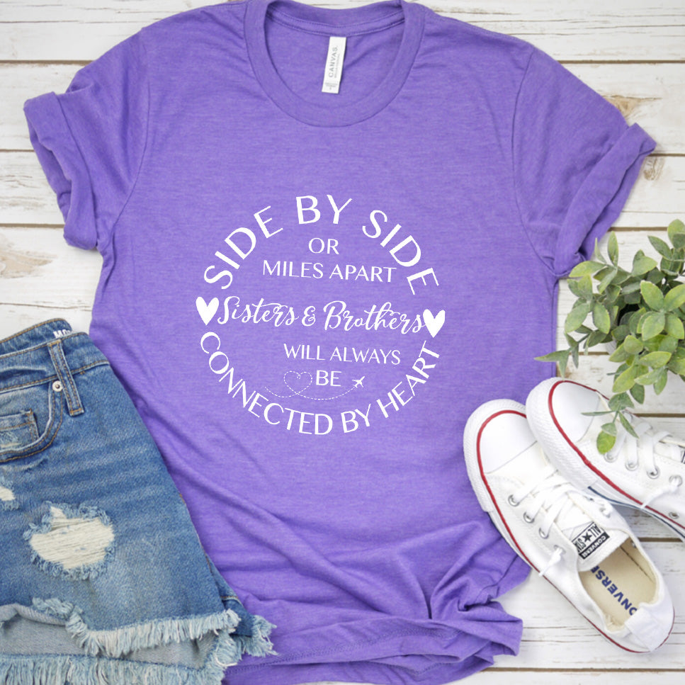 Side By Side - Sisters And Brothers T-Shirt