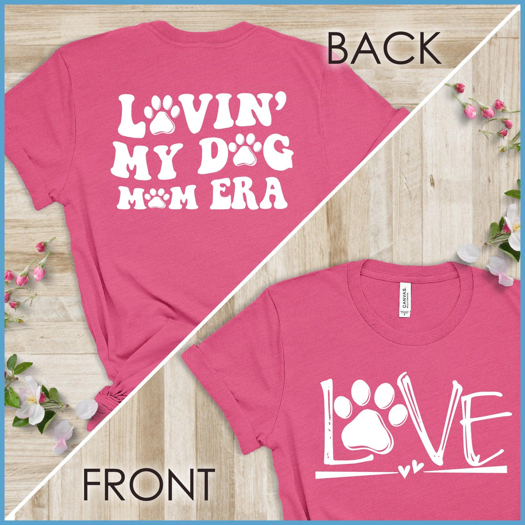 Lovin' My Dog Mom Era, Dog Love - Wavy T-Shirt Version 3 - Brooke & Belle