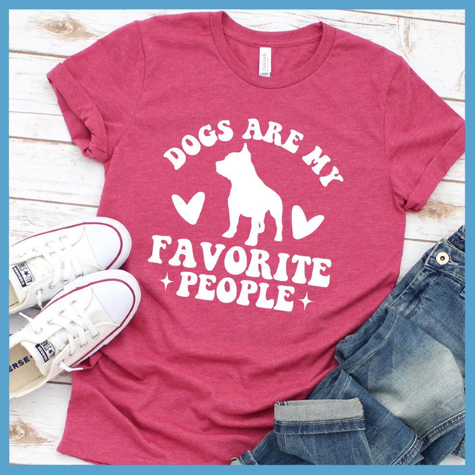 Dogs Are My Favorite People Retro T-Shirt - Brooke & Belle