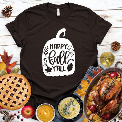 Happy Fall Y'all Version 2 T-Shirt - Brooke & Belle