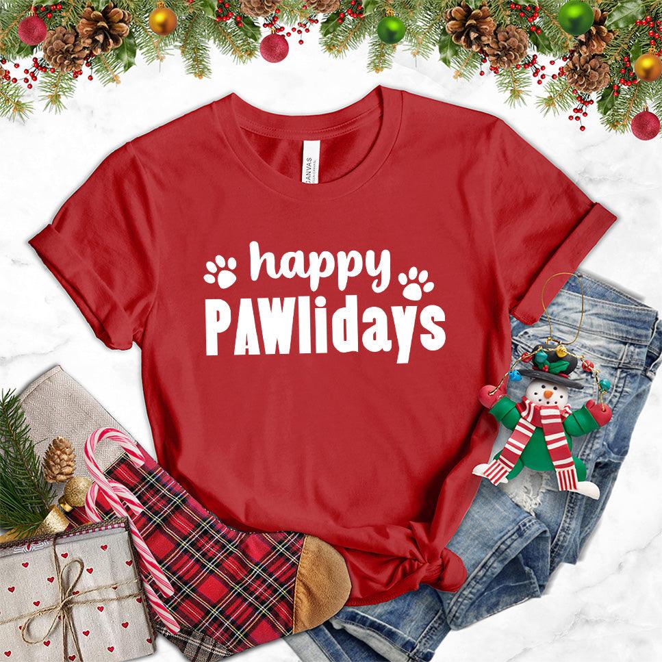 Happy Pawlidays Version 2 T-Shirt - Brooke & Belle