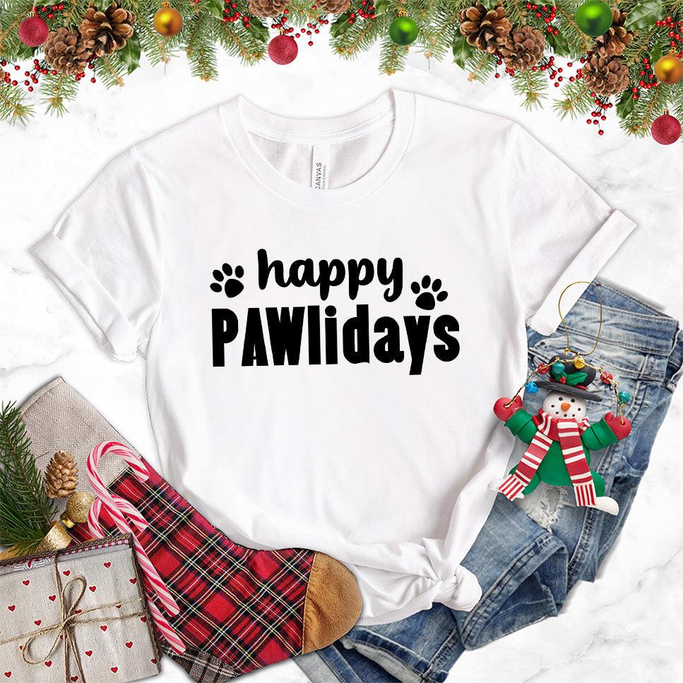 Happy Pawlidays Version 2 T-Shirt - Brooke & Belle