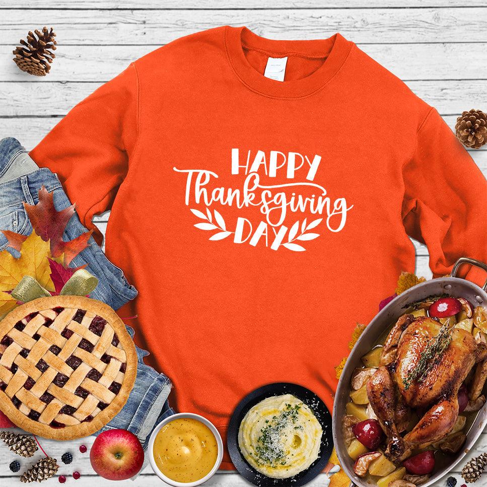 Happy Thanksgiving Day Sweatshirt - Brooke & Belle