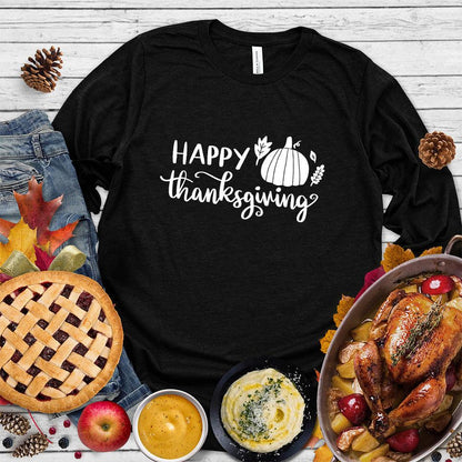 Happy Thanksgiving Version 2 Long Sleeves - Brooke & Belle
