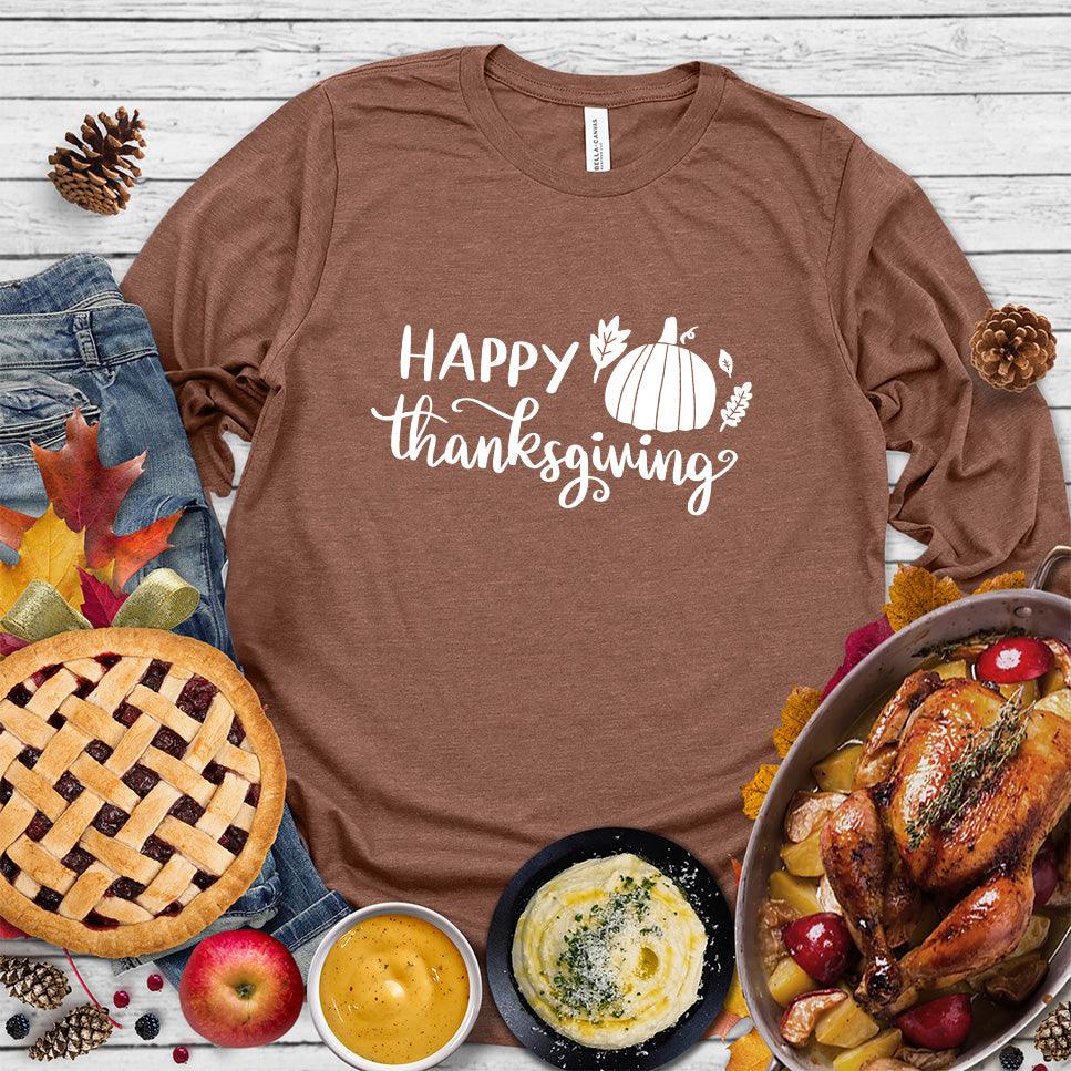 Happy Thanksgiving Version 2 Long Sleeves - Brooke & Belle
